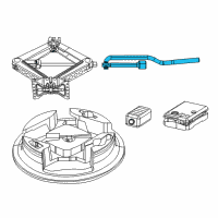 OEM 2018 Jeep Compass Wrench-Wheel Lug Nut Diagram - 68312897AA