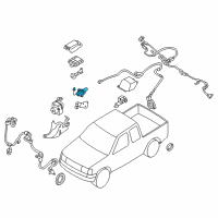 OEM 2003 Nissan Frontier Anti Skid Actuator Assembly Diagram - 47660-1Z605