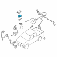 OEM 1997 Nissan Pickup Abs Control Module Unit Diagram - 47850-92G00