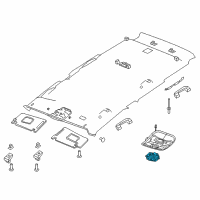 OEM Jeep Renegade Switch-SUNROOF Diagram - 5VK19MS7AA