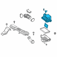 OEM Toyota Upper Cover Diagram - 17705-F2010