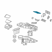 OEM 2003 GMC Sierra 3500 A/C System Seal Kit Diagram - 88986543