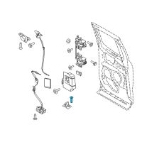 OEM 2022 Ford F-150 Lower Striker Bolt Diagram - -W714017-S450B