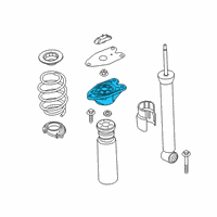 OEM 2018 BMW 340i GT xDrive Guide Support Diagram - 33-50-6-791-706