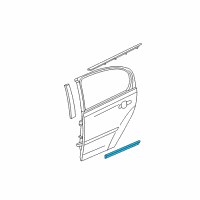 OEM 2005 Chevrolet Malibu Body Side Molding Diagram - 19120338