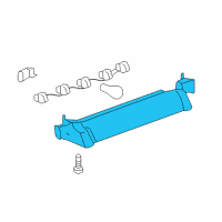 OEM 2009 Chevrolet HHR High Mount Lamp Diagram - 15287657