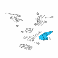 OEM Ram Dakota Bracket-Engine Mount Diagram - 52013522AB