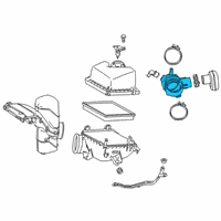 OEM 2019 Lexus RX350L Hose, Air Cleaner Diagram - 17881-0P190