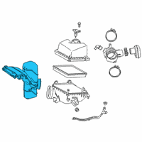 OEM 2018 Lexus RX350L Inlet Assy, Air Cleaner Diagram - 17750-31030