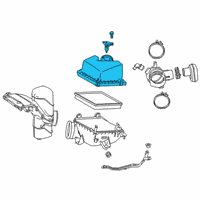 OEM 2019 Lexus RX350L Cap Sub-Assembly, Air Cl Diagram - 17705-31550