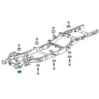 OEM 2015 GMC Sierra 3500 HD Lower Insulator Diagram - 22778859