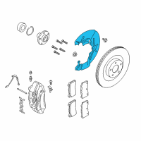 OEM 2018 Ford Focus Splash Shield Diagram - G1FZ-2K005-A