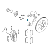 OEM 2016 Ford Focus Axle Nut Diagram - AV6Z-3B477-A
