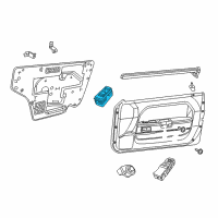 OEM Dodge Challenger Switch-Power Window Diagram - 68025161AA