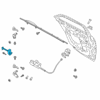 OEM Lincoln Continental Door Check Diagram - GD9Z-5427204-A