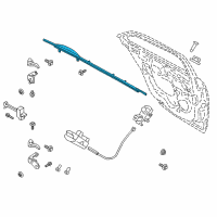 OEM 2020 Lincoln Continental Handle, Outside Diagram - GD9Z-5426604-ADPTM