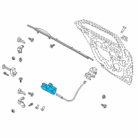 OEM 2018 Lincoln Continental Latch Diagram - GD9Z-54264A26-G