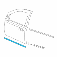 OEM 2007 Chrysler Aspen Molding-Front Door Diagram - 55078067AC