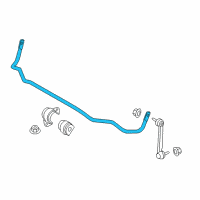 OEM 2017 BMW 330i GT xDrive Stabilizer, Rear Diagram - 33-55-6-853-475