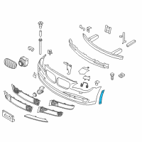 OEM 2015 BMW 740i Side-Marker Rear Reflector, Right Diagram - 63-14-7-191-112