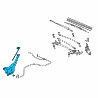 OEM 2003 Honda Civic Tank Set, Washer Diagram - 76840-S5A-003