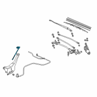 OEM 1996 Honda Odyssey Cap Unit, Mouth Diagram - 76802-SX0-003