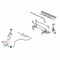 OEM 2006 Honda CR-V Motor, Washer (High) (Mitsuba) Diagram - 76806-SL0-G11