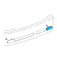 OEM Lexus Reflector Assy, Reflex, RH Diagram - 81910-53010