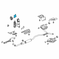 OEM Honda Civic Gasket Comp B, T/C Diagram - 18234-RPY-G02