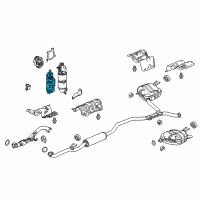 OEM Acura TLX COVER, CONVERTER Diagram - 18121-5BF-A00