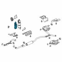 OEM 2019 Acura RDX COVER, CONVERTER Diagram - 18121-5BF-A00