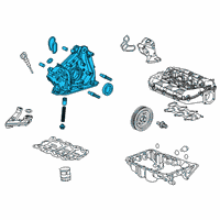 OEM Acura TLX Pump Assembly, Oil Diagram - 15100-5G0-A01