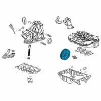 OEM Acura TLX Pulley, Crankshaft Diagram - 13810-5G0-A01