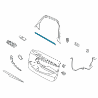 OEM BMW X1 Channel Sealing, Inside, Door, Front Right Diagram - 51-33-2-990-302