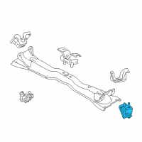 OEM Lincoln Aviator Front Mount Diagram - 3C5Z-6038-AB