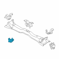 OEM 2005 Lincoln Aviator Front Mount Diagram - 4C5Z-6038-BB