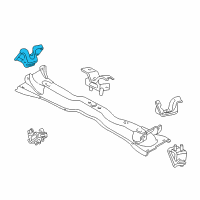 OEM 2004 Lincoln Aviator Motor Mount Bracket Diagram - 4L2Z-6031-CA