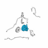 OEM Hyundai Pump Assembly-Power Steering Oil Diagram - 57100-2B300