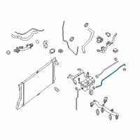 OEM Nissan NV3500 Hose-RESERVER Tank Diagram - 21743-1PA0A