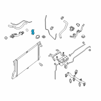 OEM Nissan Maxima Gasket-Water Inlet Diagram - 13050-31U05