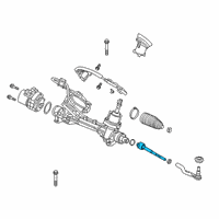 OEM 2021 Acura RDX END, STEERING RACK Diagram - 53610-TJB-A01