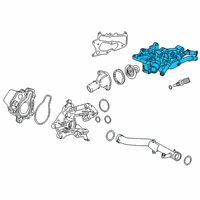OEM 2020 Honda Accord Outlet, Water Diagram - 19315-6C1-A00