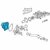 OEM 2021 Honda Accord Water Pump, Electric Diagram - 19200-5K0-A01