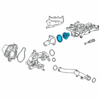 OEM 2020 Honda CR-V Thermostat Assembly Diagram - 06193-6C1-305