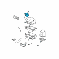 OEM 2003 Ford Focus Air Mass Sensor Diagram - 1L5Z-12B579-ARRM