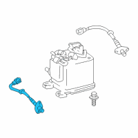 OEM 2001 Toyota Tacoma Front Oxygen Sensor Diagram - 89467-34011