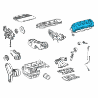 OEM 1998 Toyota Sienna Valve Cover Diagram - 112010A021