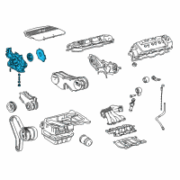 OEM 2003 Toyota Sienna Oil Pump Diagram - 15101-0A020