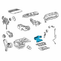 OEM 2002 Toyota Sienna Manifold Diagram - 17109-20081