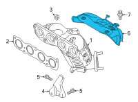 OEM Hyundai Elantra Protector-Heat Diagram - 28525-2J300